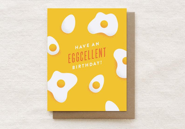 Egggellent Birthday Card