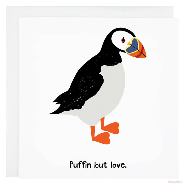Puffin But Love Card