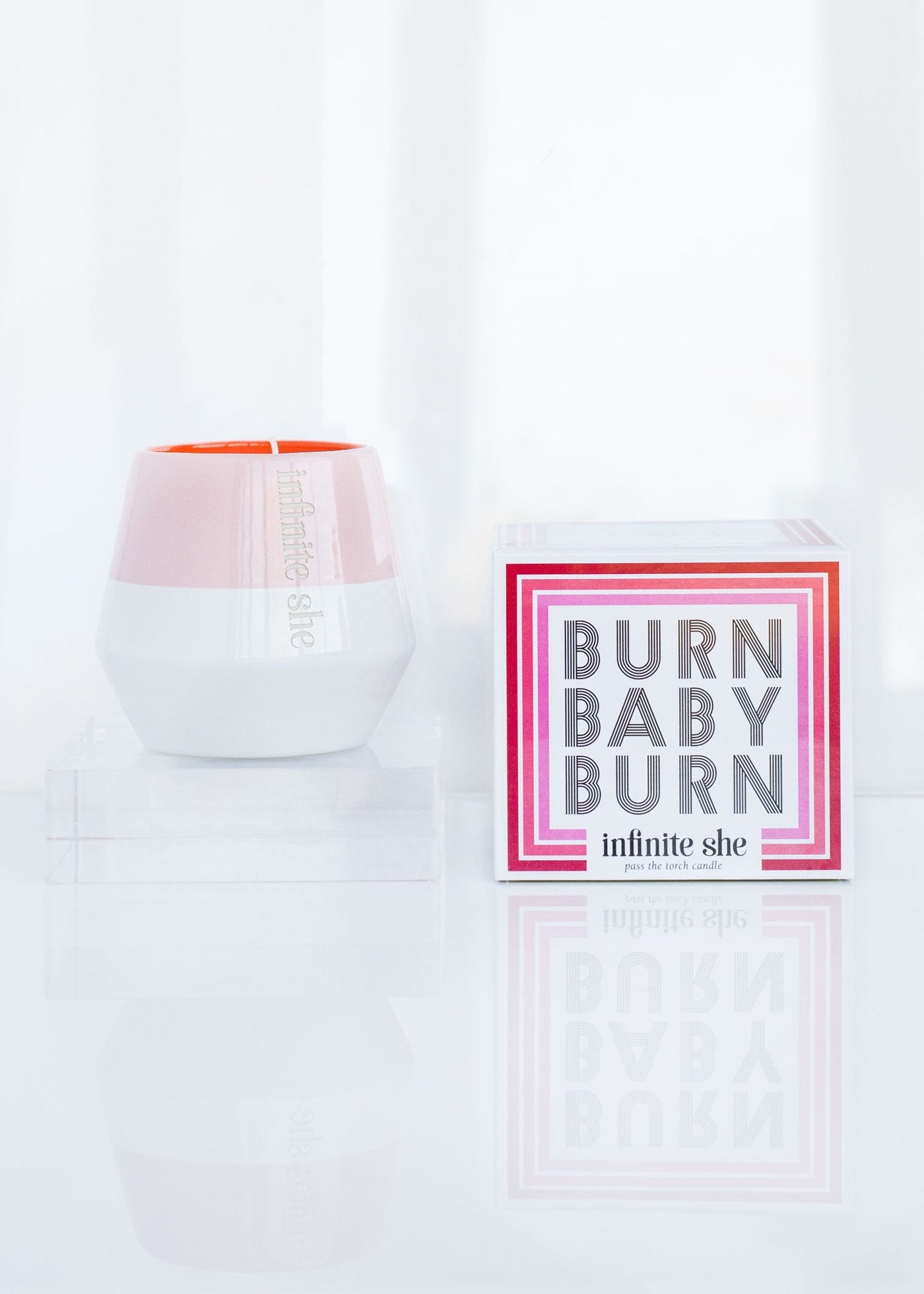 Burn Baby Burn Ceramic Candle