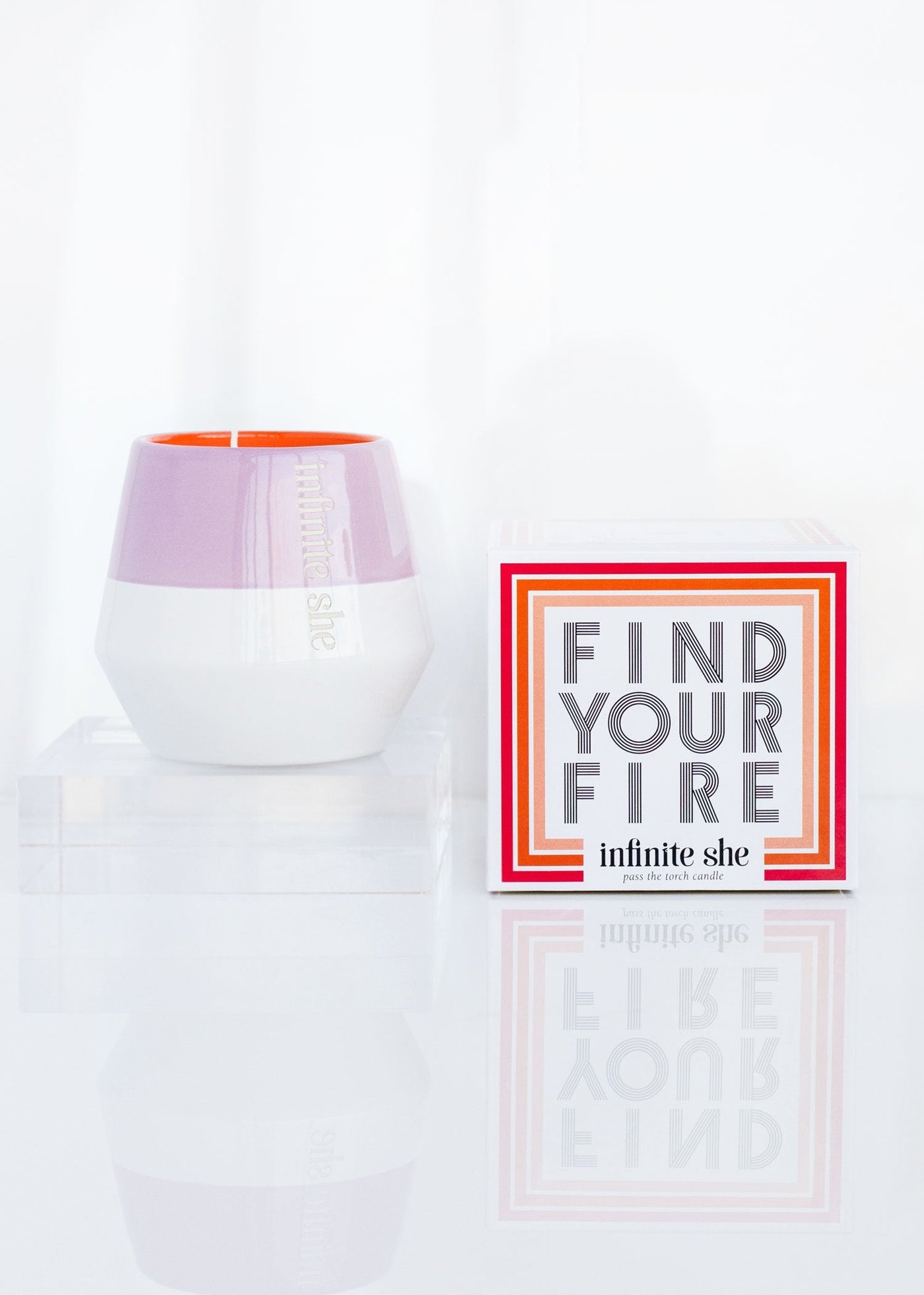 Find Your Fire Ceramic Candle