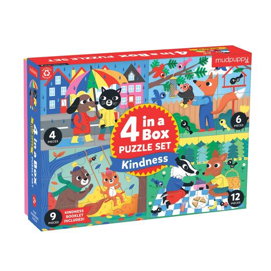 Kindness - 4 in a Box Puzzle Sets