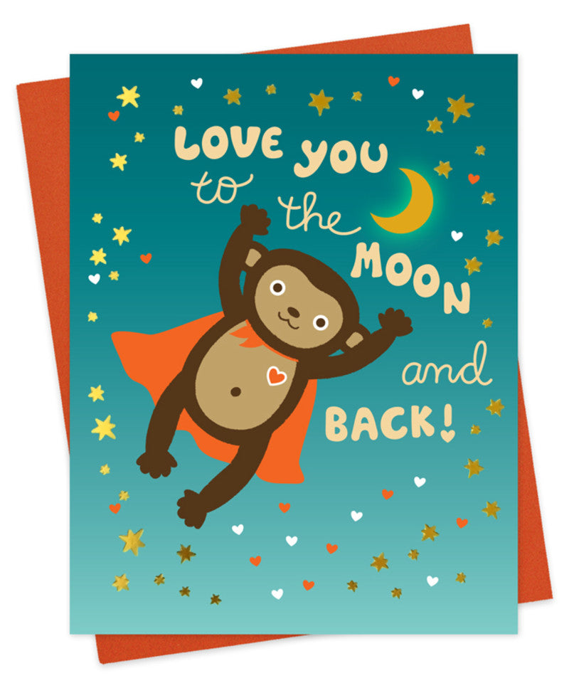 Super Monkey Love Card