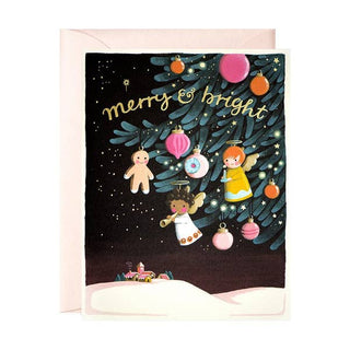 Merry & Bright - Ornaments Holiday Card