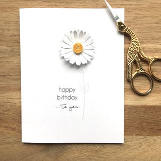 Happy Birthday To You Daisy Card