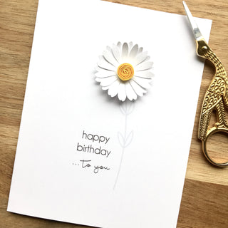 Happy Birthday To You Daisy Card