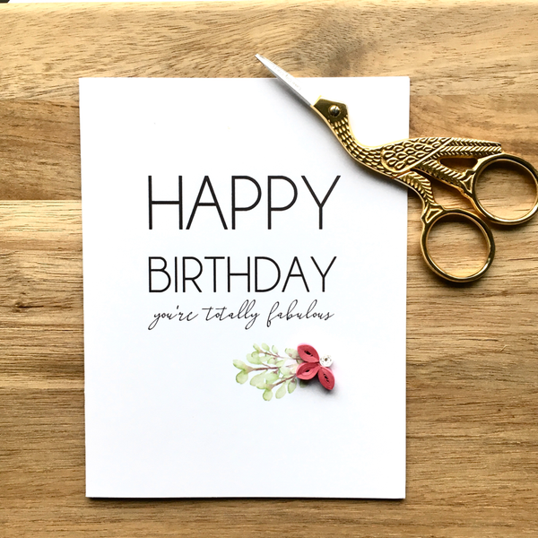 Happy Birthday - You're Totally Fabulous Card