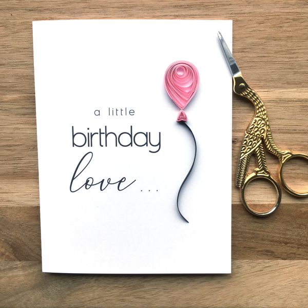 A Little Birthday Love Card