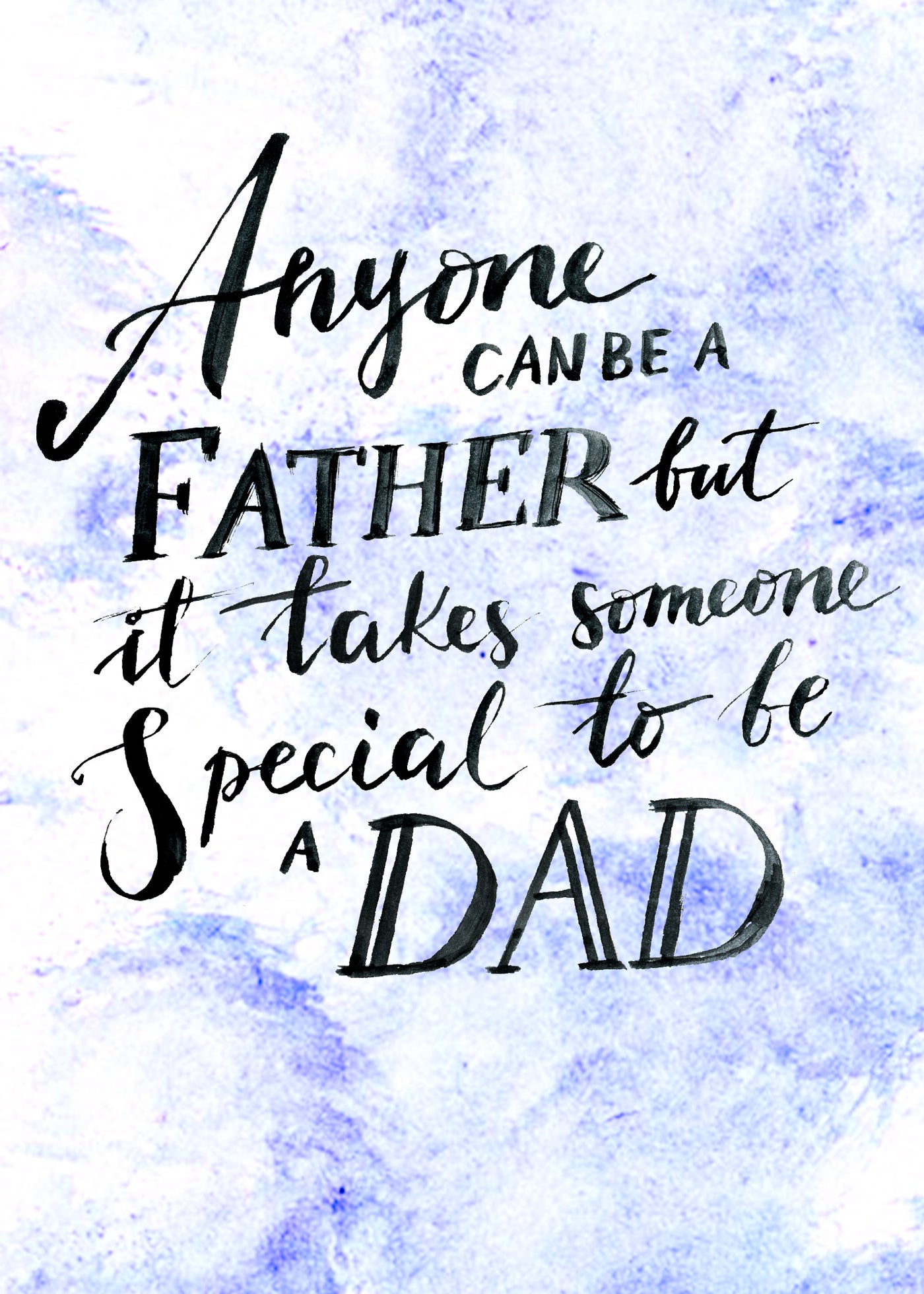 Special Dad Card